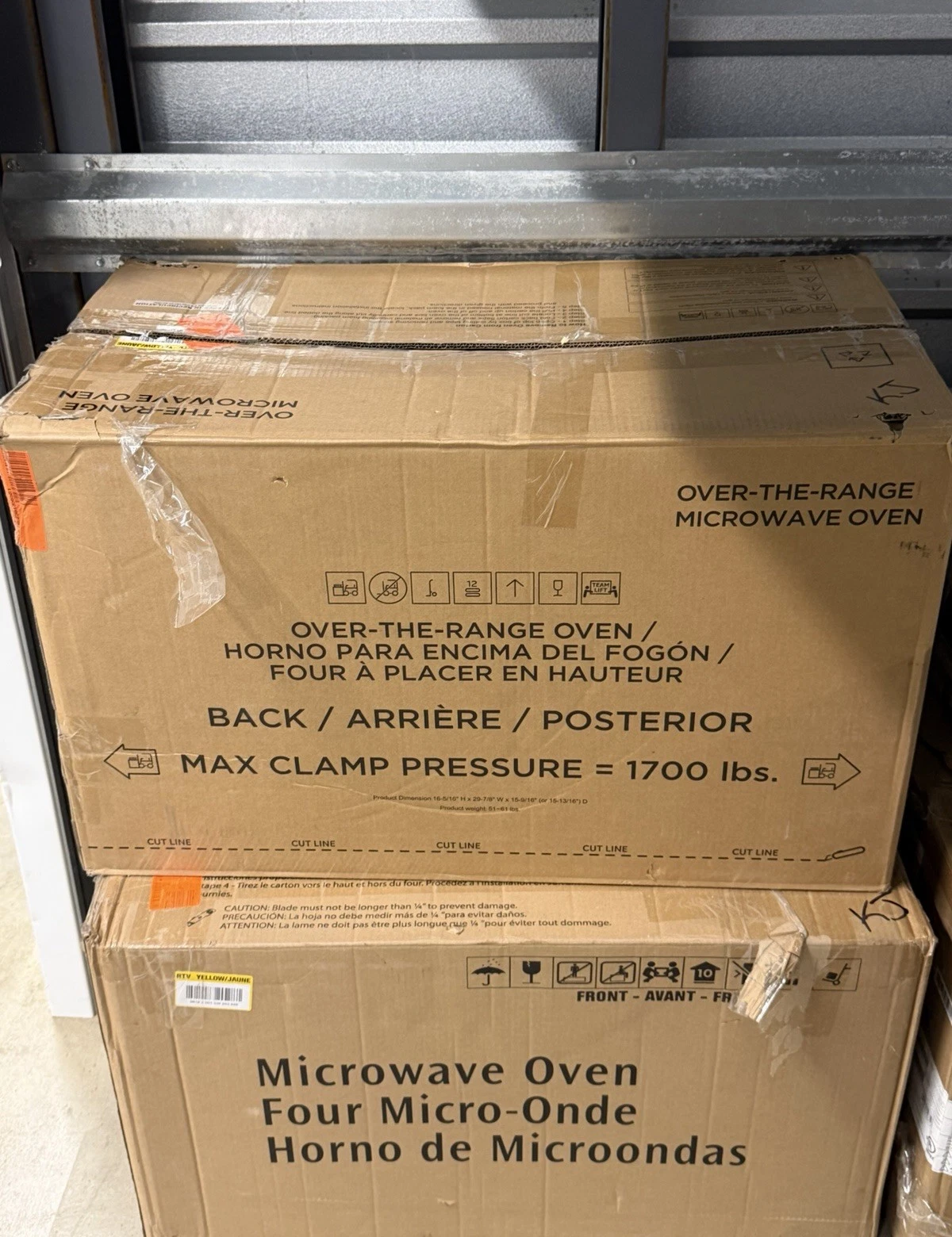 GE Over-the-Range Microwave 1.6 cu ft 1000W Stainless Steel JVM3160RFSS
Opens in a new window or tab