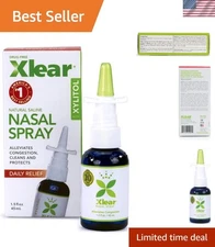 Dual-Pack 1.5 fl oz Xylitol Nasal Spray - Soothing Saline Solution for Adults