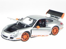 Porsche 911 997 GT3 RS grey modelcar 18015 Welly 1:18
