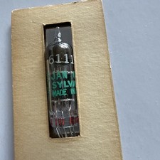Sylvania 6111 6111WA 1976 Vacuum Tube NOS T24
