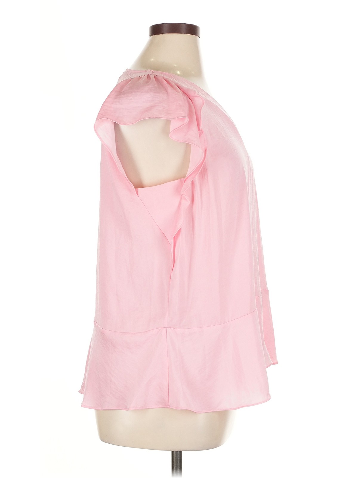 MICHAEL Michael Kors Women Pink Short Sleeve Blouse XL thumbnail 3