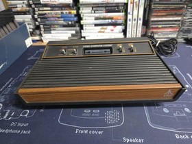 Atari 2600 Original 4 switch Console, Joysticks & Paddles game lot Works