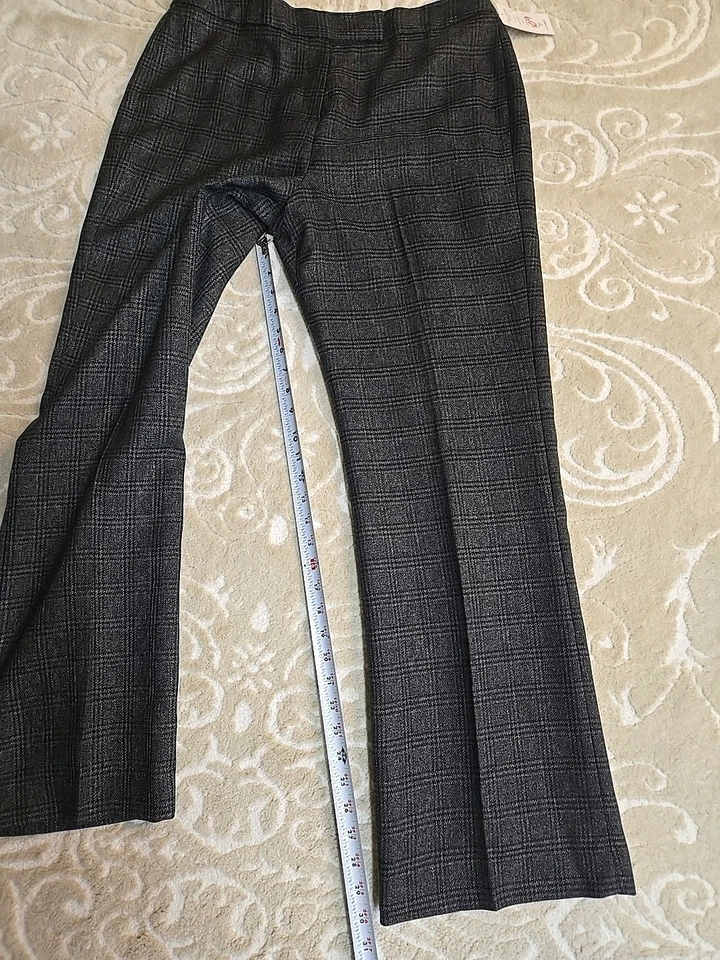 Новый с Ярлыками Larry Levine костюмы размер 12 серый черный с подкладкой - Изображение 4 из 4