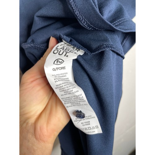 NUOVO G/Fore abito polo colletto a contrasto S crepuscolare tecnico piqué donna golf taglia XS - Foto 6 di 9