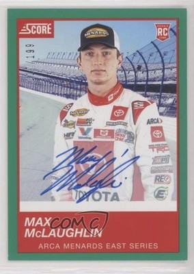 2020 Panini Chronicles Score Auto 117/199 Max McLaughlin #12 Rookie Auto RC a0s