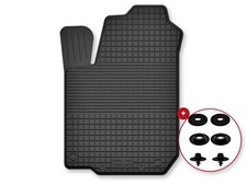 Gummifußmatte Fahrermatte für VW Amarok ab 2010 1tlg Schwarz mit Stopper