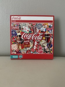 2017 vintage Coca-Cola puzzles Size 26,75x19,75”, 1000pieces