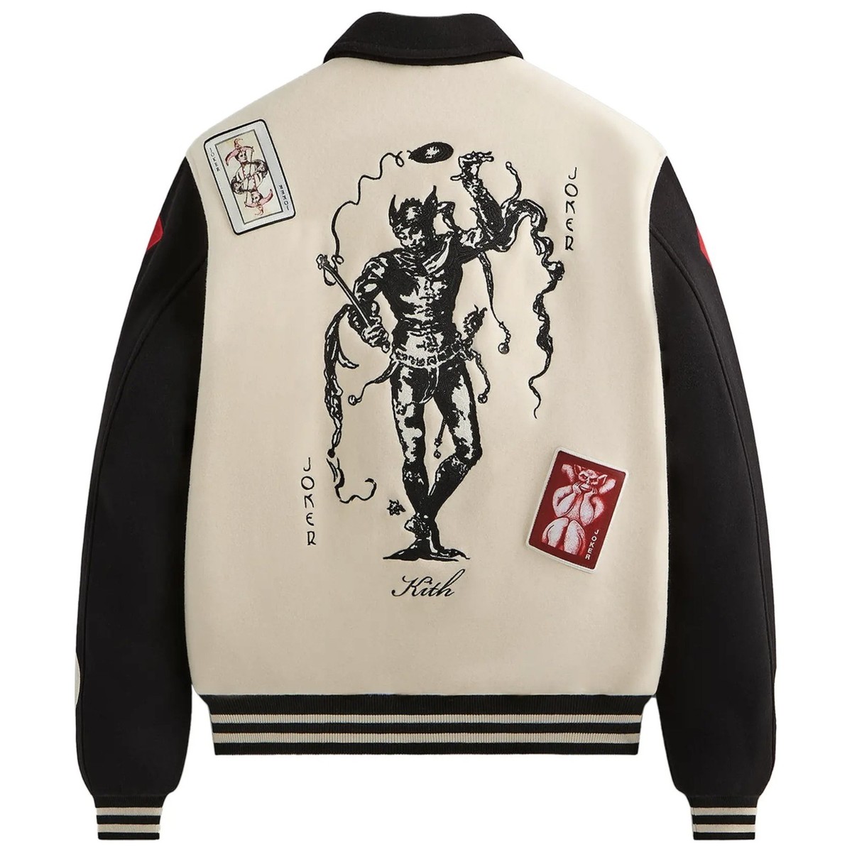 Kith x Batman Joker Wool Coaches Jacket Sandrift | eBay