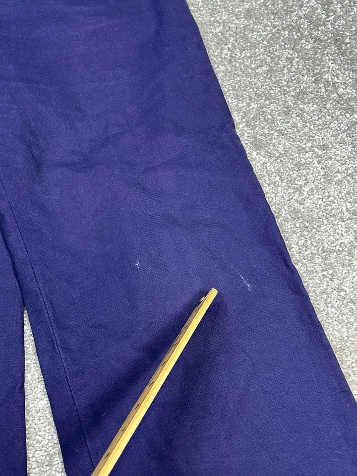 Pantalones And Other Stories Los Angeles Atelier para mujer 8 azules tiro alto pierna ancha Foto 3 de 4