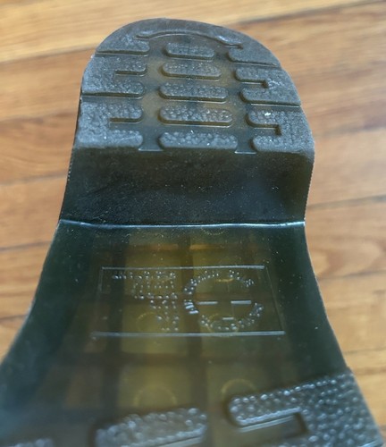 DR. MARTENS Clemency Smooth Black Leather Lace Up Boots Womens Size 7 US Heels - Picture 11 of 11