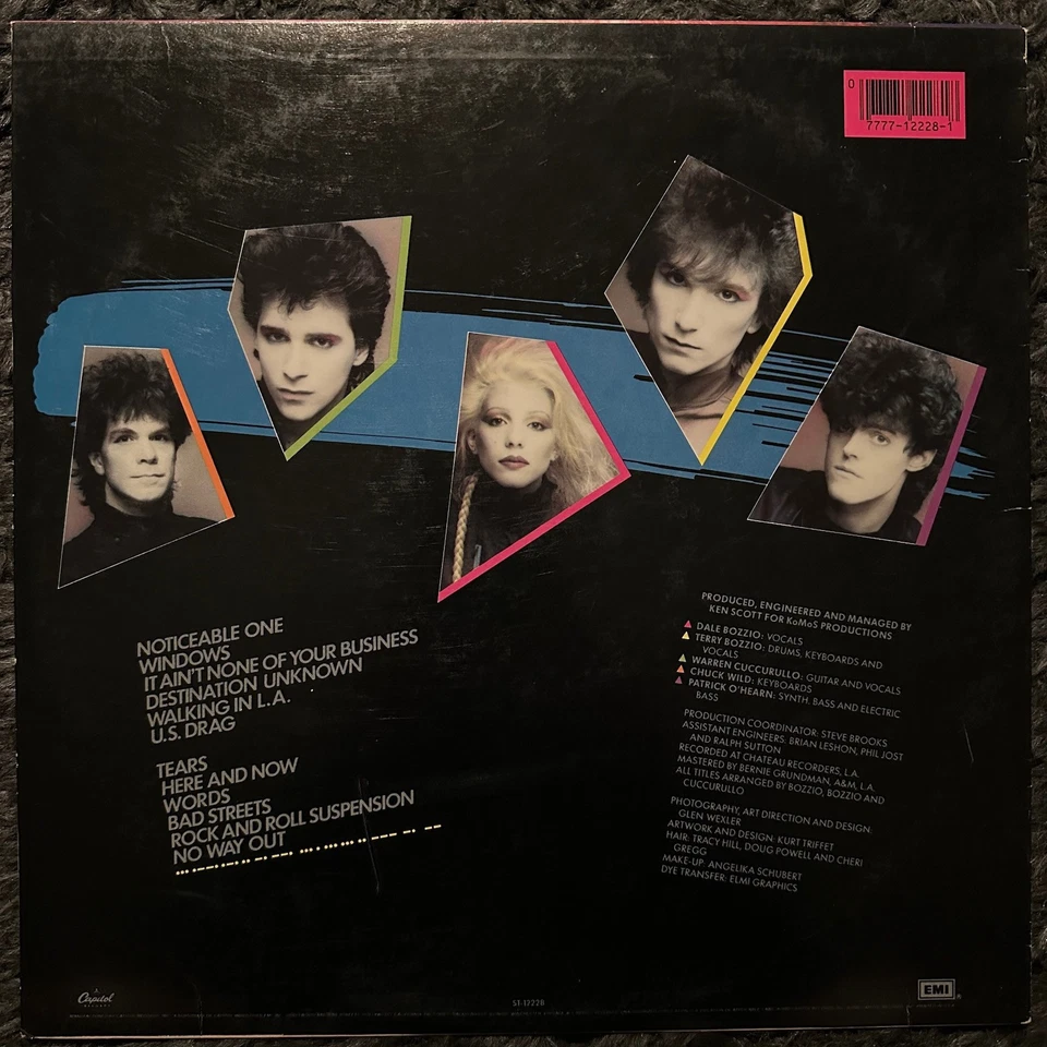 Missing Persons Spring Session M LP Vinyl Record 1982 Capitol New Wave Synth-Pop Foto 2 de 4