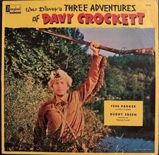 Fess Parker signed Davy Crockett Album