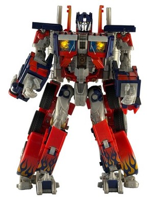 OPTIMUS PRIME LEADER CLASS TRANSFORMERS MOVIE 2007 LIGHT SOUNDS HASBRO