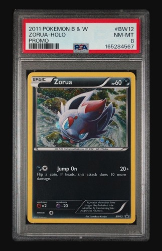 Zorua graded PSA 8 for sale on eBay