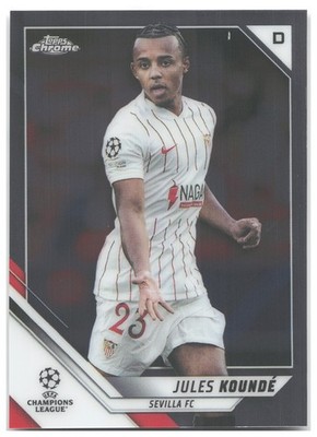 Jules Koundé Topps Chrome UEFA Champions League 121 NM
