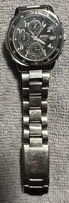 Seiko Men's Chronograph/Tachymeter Wristwatch, Black Dial, Model Seiko Men's Chronograph/Tachymeter Wristwatch, Black Dial, Model