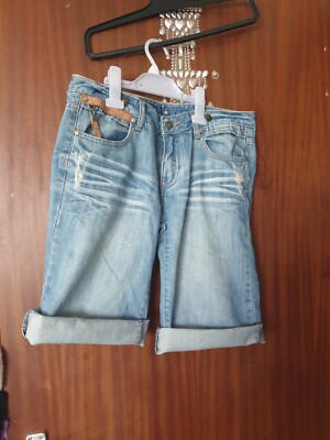 Argue Culture denim Womens bermuda  Shorts size 12