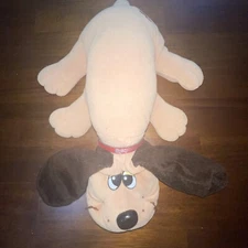Vintage 1985 Pound Puppies Plush Tonka Brown With Collar. 18"