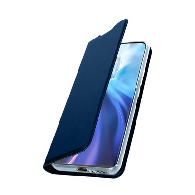 Case Xiaomi Mi 11 Pro Card Case with Stand Function Satin Finish dark blue