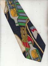 Images-Ship In A Bottle-[Luca Della Torre]-100% Silk-Made In Italy-37-Men's Tie