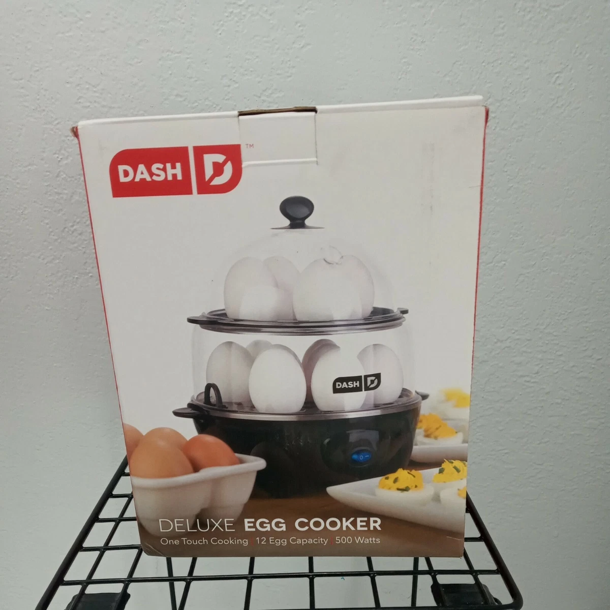  DASH Deluxe Rapid Egg Cooker Electric, 12 Capacity