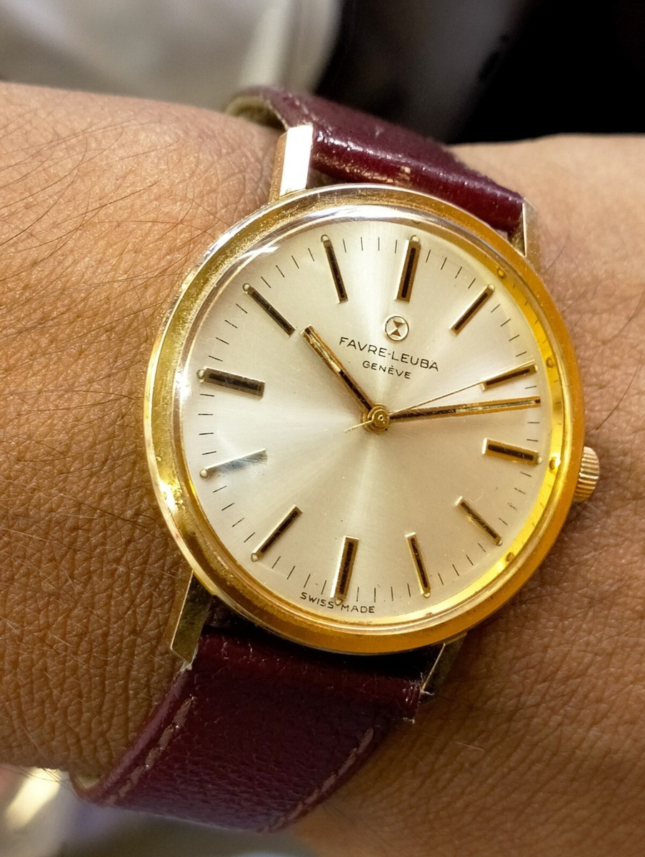 FAVRE-LEUBA GENEVE WINDING 81072 SWISS MEN'S FULL WORKING VINTAGE