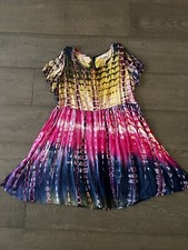 Women’s Vintage Tie Dye Baby Doll Dress Size 10/P