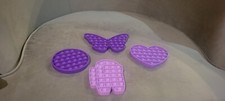 Pop It Fidget Stress Relief Sensory Toy Lot 4 