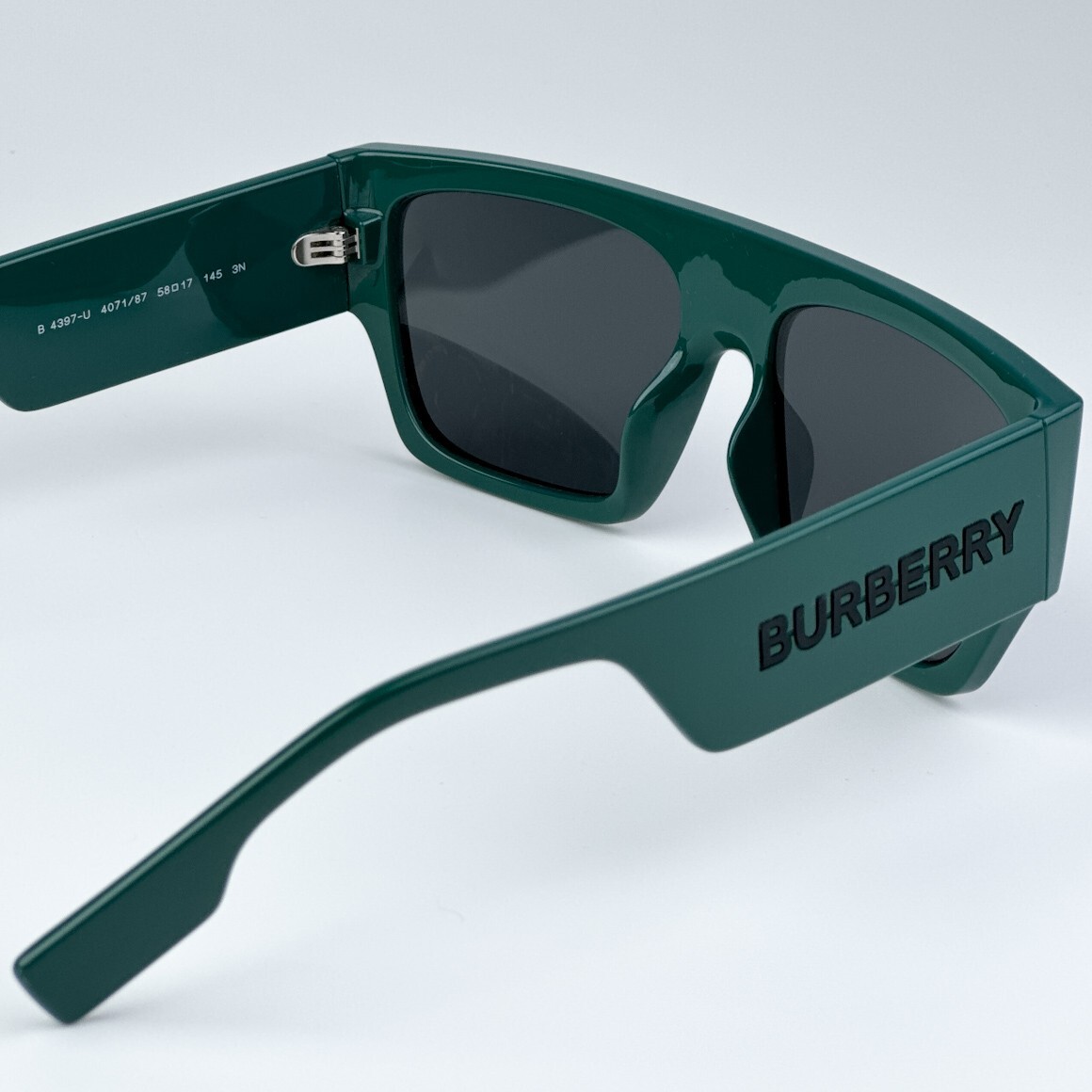 Burberry Men Sunglasses Green Dark Grey BE4397U MICAH 407187 