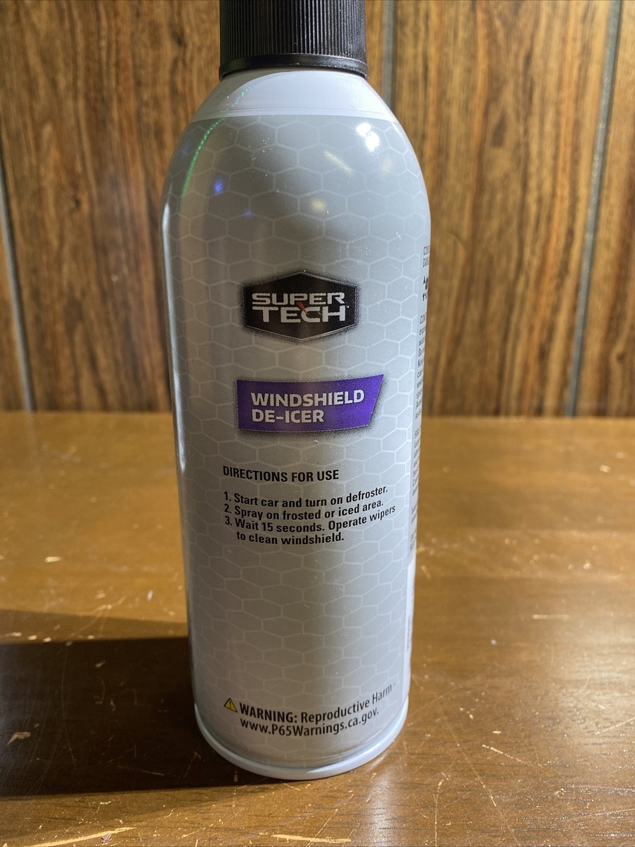 2New Canisters SuperTech Windshield De Icer, DeIcer Spray 11oz