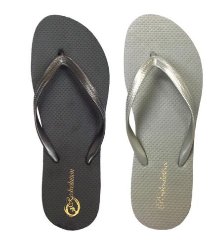 Wholesale Lot 24 pairs Men~Women~Girls Beach Sandals Flip Flop Flower Printing - Picture 7 of 15