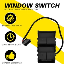 Front Driver Side Power Window Switch for 17-2020 Tesla Model 3 M3 108103701F H