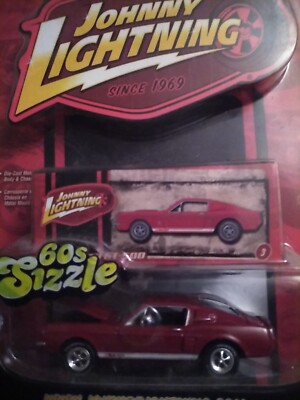 New 2007 Johnny Lightning 60's Sizzle Red '67 Shelby GT500 1:64th Scale Die Cast