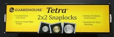 25 Guardhouse 2x2 Tetra Snaplocks Dime 17.9mm Coin Capsules Storage Holders
