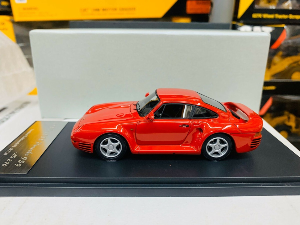 Porsche 959 1/43ミニカー 1/43 Scale Resin Model Car 1987-1988 Porsche 959 Ls290 Red