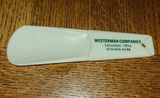 WESTERMAN COMPANIES LANCASTER, OHIO VINTAGE PROMOTIONAL PROMO AD SHOE HORN