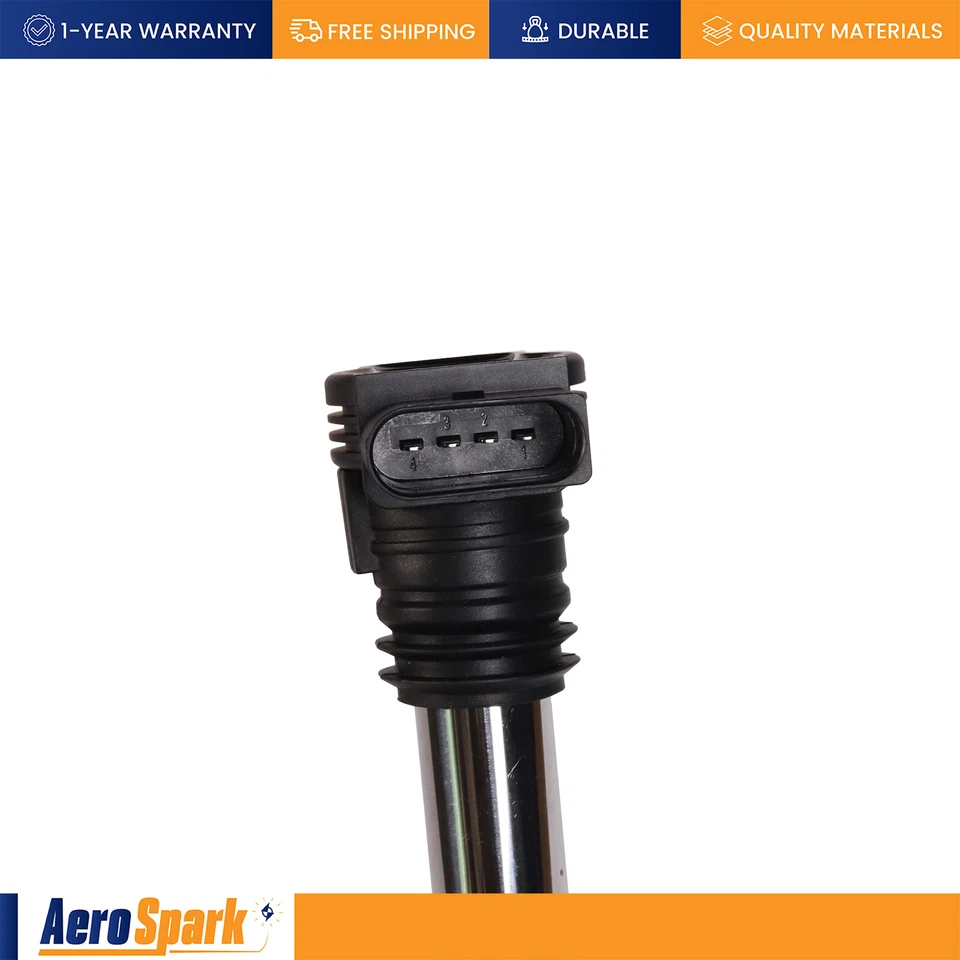 4pcs Ignition Coil & 4pcs Autolite Spark Plug for 2001-2006 Audi TT Quattro 1.8L - Image 3 of 4