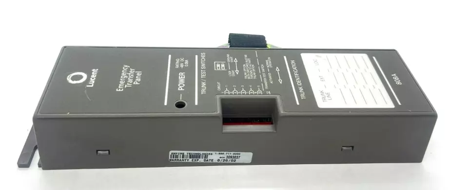 LUCENT AVAYA Definity Emergency Transfer Panel 808A - 48V DC .08A - Image 2 of 3