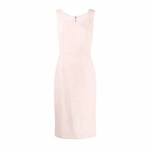 blush sleeveless dress
