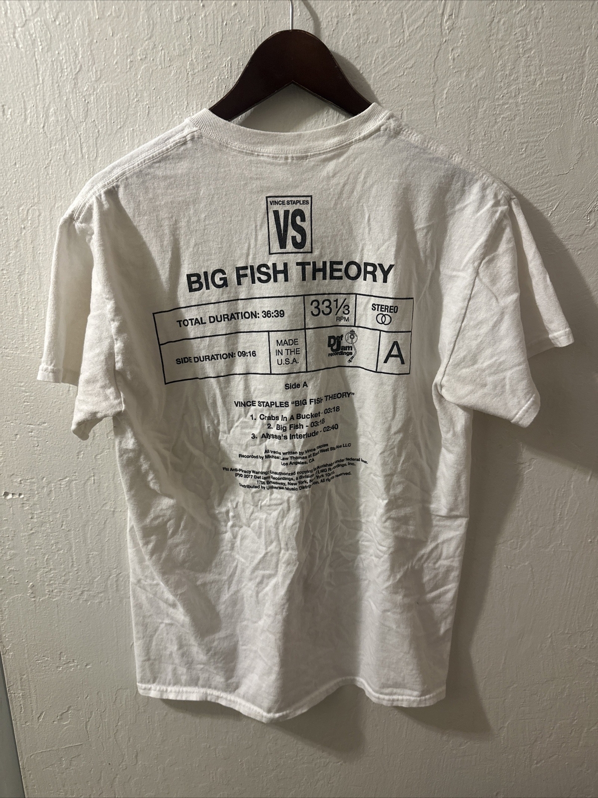 MEDIUM Vince Staples "Don't Tap The Glass" (Big Fish … Gem