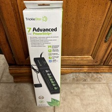 TrickleStar TS1810 7 Outlet AV Advanced Power Strip - Black NIB NRFB