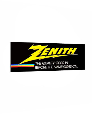 Zenith Sign Sticker New Replica Vintage 70’s 80’s Racing Decal 8 Sizes ...