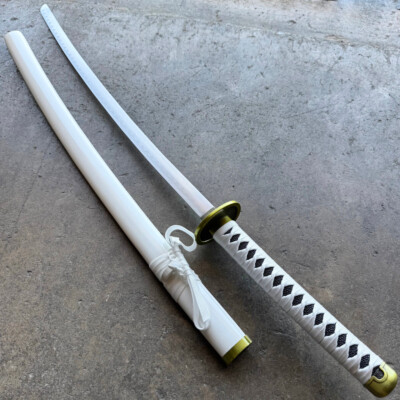 One Piece Roronoa Zoro's Wado Ichimonji Sword Steel All White