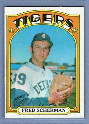 1972 Topps #6 Fred Scherman EX  GO504