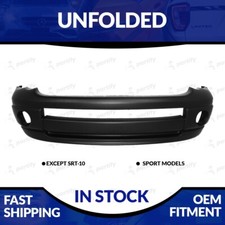 New Primed 2002-2005 Dodge Ram 15002500 Sport Non Srt-10 Unfolded Front Bumper