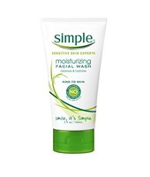 2 Pack Simple Sensitive Skin Moisturizing Facial Wash Cleanser 5 Oz Each on sale 2 Pack Simple Sensitive Skin Moisturizing Facial Wash Cleanser 5 Oz Each on sale