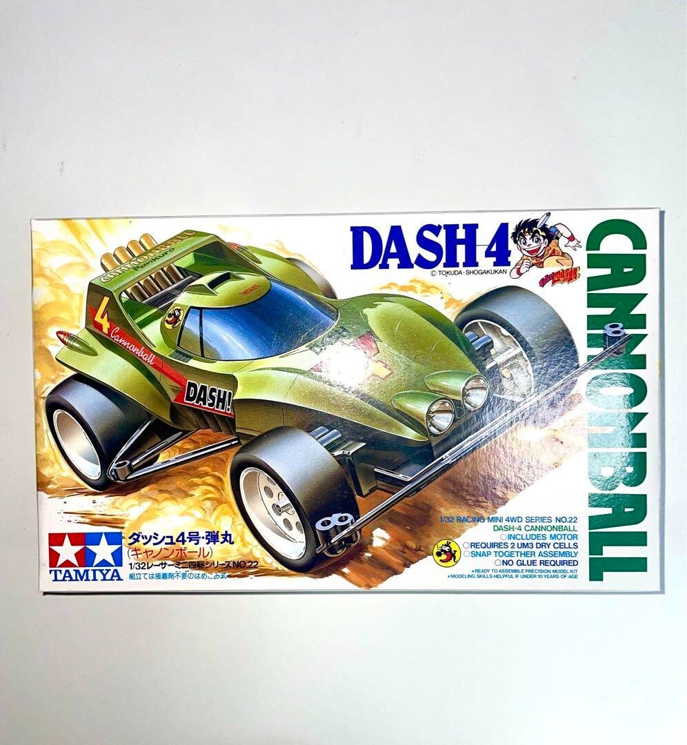 TAMIYA DASH 4 CANNONBALL ミニ四駆 Tamiya Plastic Model Dash 4 Cannonball Racing Car Mini 4WD