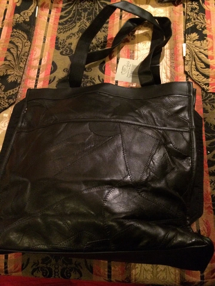 Bolso de Mano de Viaje Embassy de Cuero Genuino para Compras, Estuche de Hombro Grande para Mujer... Foto 2 de 3