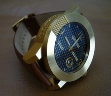 1911 .45 Watch: Swiss quartz and Sapphire Crystal in 18K gold plate (unboxed)