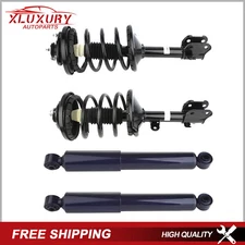 Set 4 Complete Front Rear Strut Shocks Springs Mounts For 2006 07 08 Honda Pilot